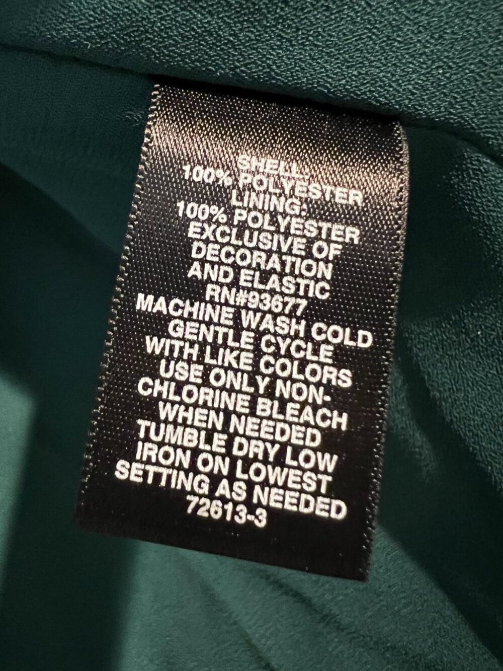 NWT RYEGRASS Emerald Green Clip Dot Long Sleeve Tie Neck Maxi Dress, Size Med - Picture 16 of 16